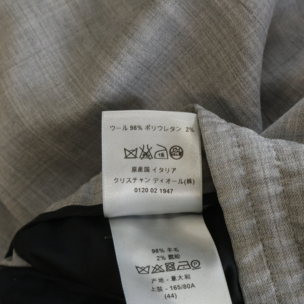 Christian Dior(クリスチャンディオール) ウール スラックスパンツ グレー 441B55A3675
