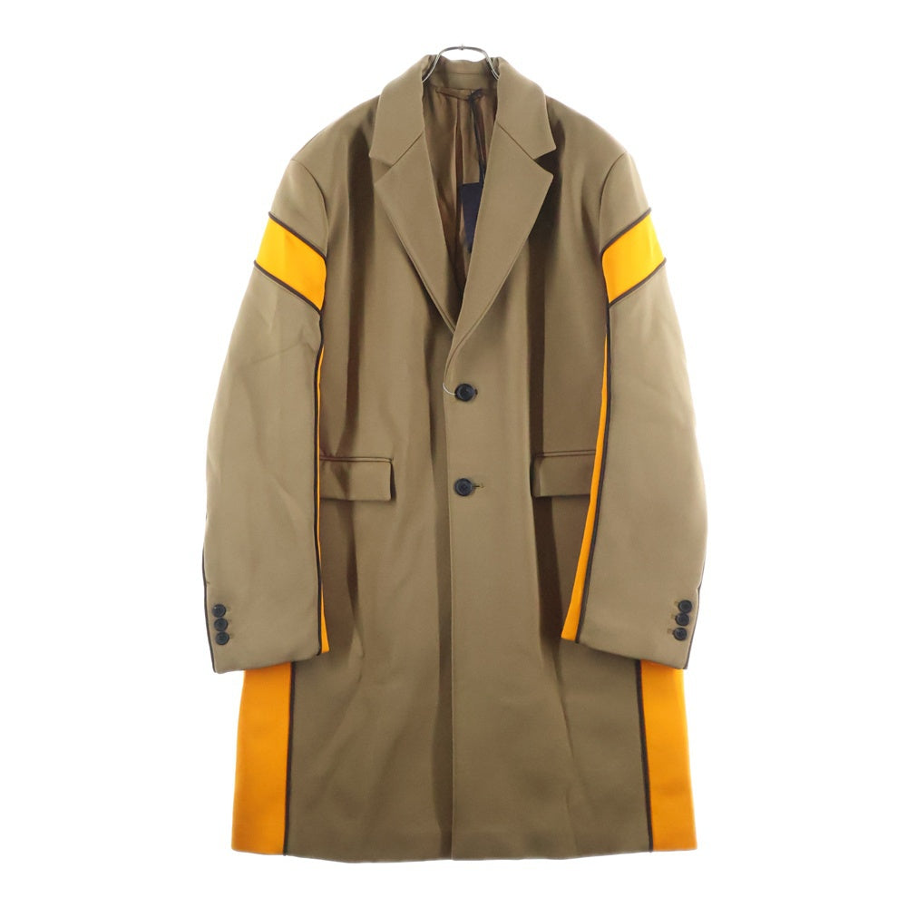 PRADA(プラダ) 23AW チェスターコート ブラウン/オレンジ SGC332 レディース