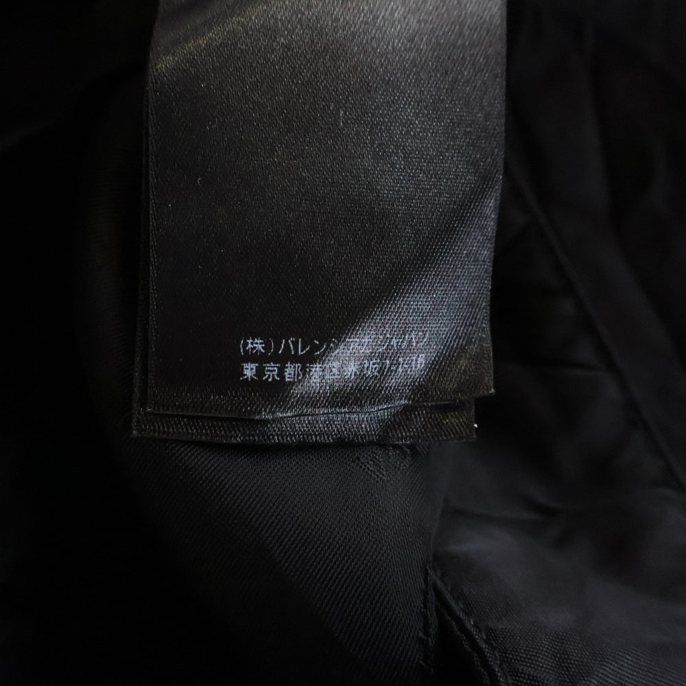 BALENCIAGA(バレンシアガ) シワ加工 ナイロンパンツ ブラック 675566 TLO05