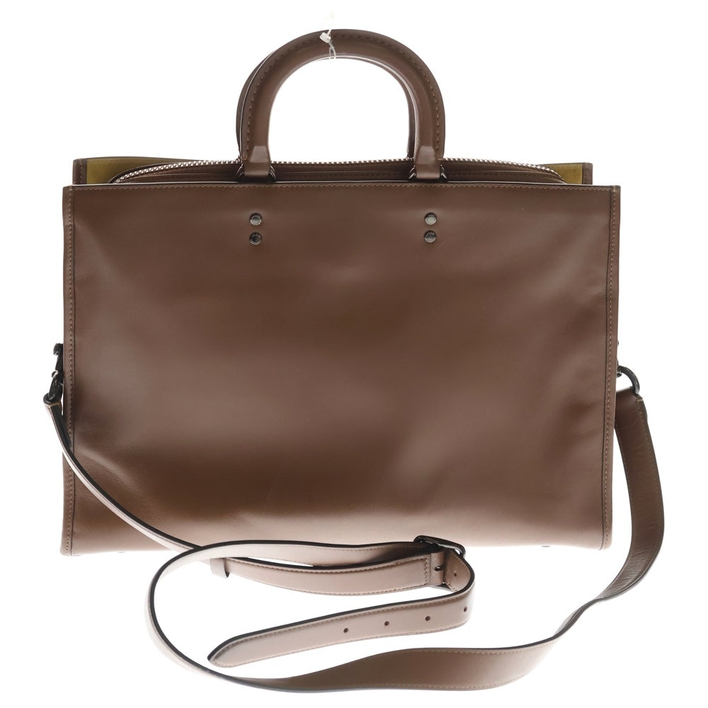 COACH(コーチ) ローグ レザービジネスバッグ ショルダーバッグ ブラウン