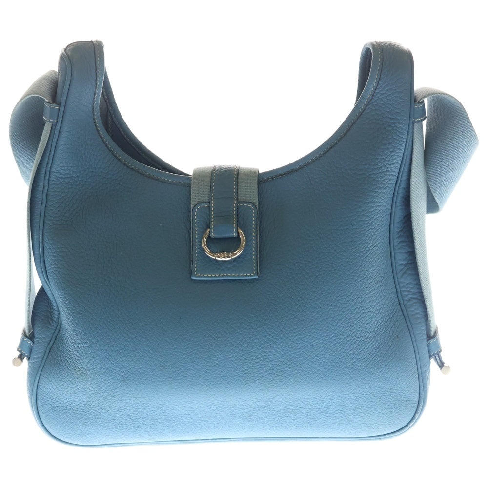 HERMES(エルメス) サコ31 ブルージーン トリヨンクレマンス シルバー金具 ショルダーバッグ □A刻印 レディース