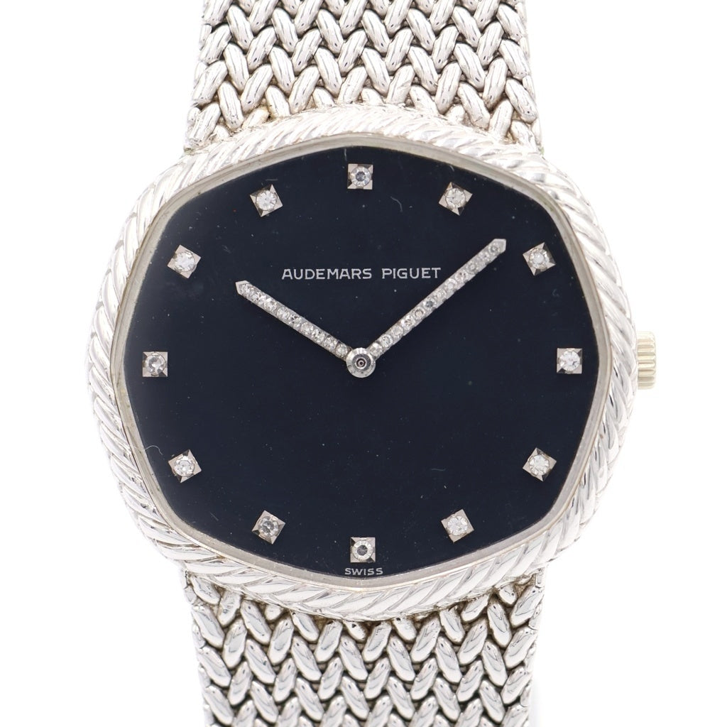 AUDEMARS PIGUET(オーデマ ピゲ) コブラ 青文字盤 手巻き 腕時計 K18WG ホワイトゴールド
