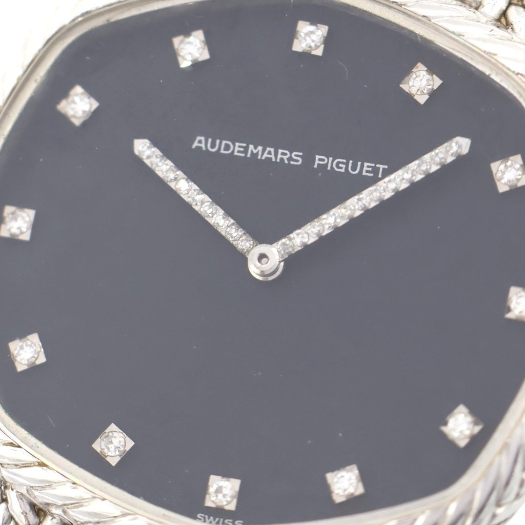 AUDEMARS PIGUET(オーデマ ピゲ) コブラ 青文字盤 手巻き 腕時計 K18WG ホワイトゴールド