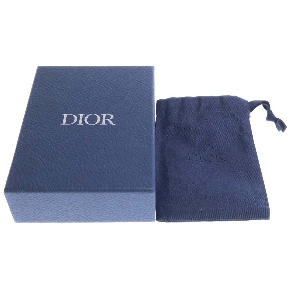 Christian Dior(クリスチャンディオール) オブリーク エンボスレザー フラグメント カードケース ブラック