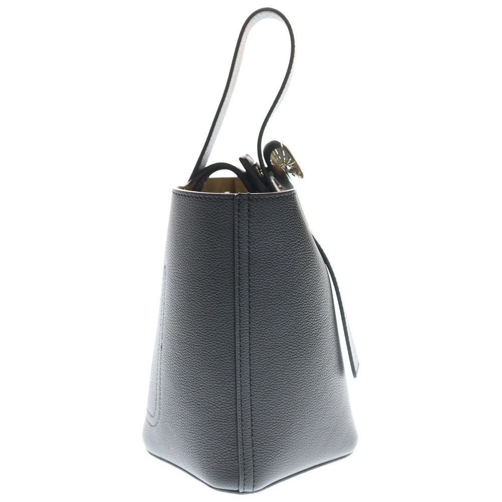 LOEWE(ロエベ) ペブル バケットバッグ ミニ ブラック レザー AANBBBMX01 レディース