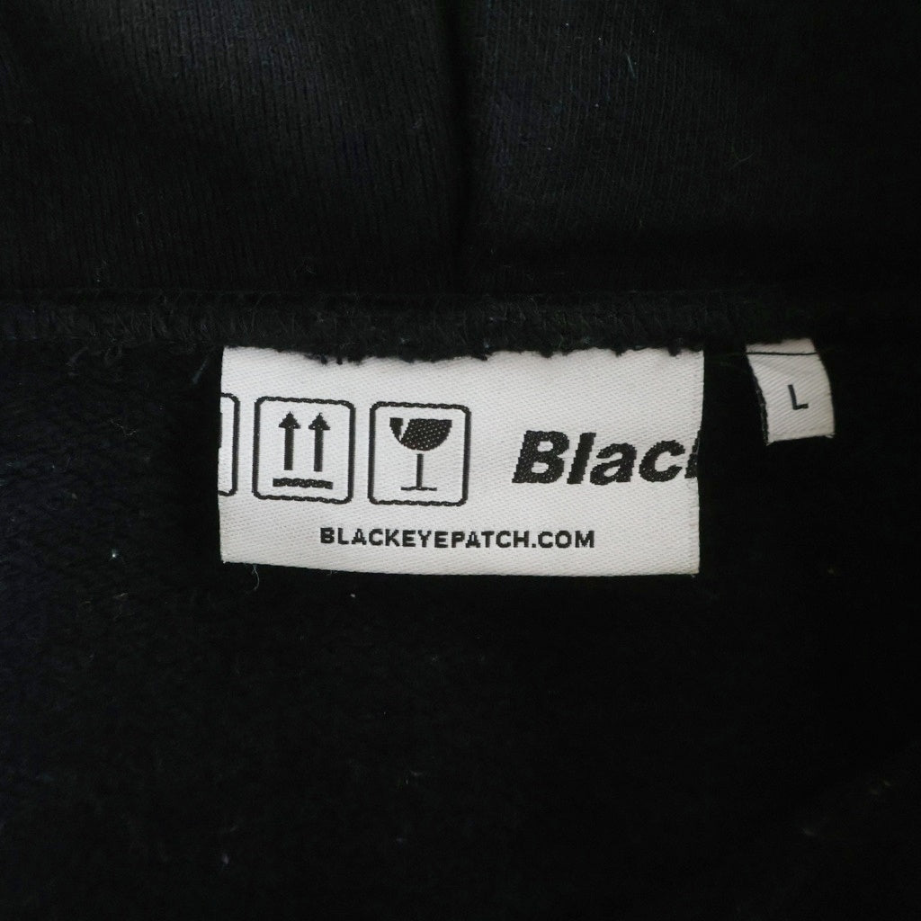THE BLACK EYE PATCH(ブラックアイパッチ) ロゴ パーカー ブラック