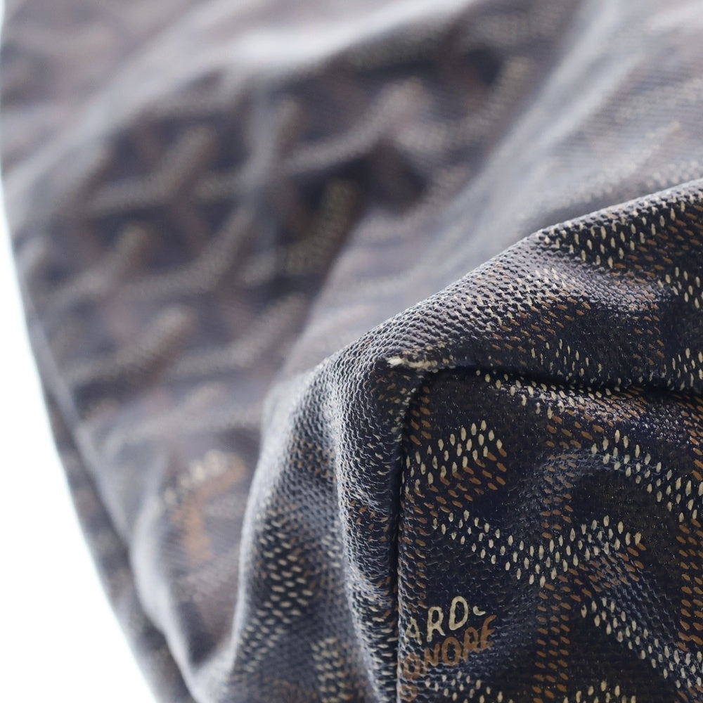 GOYARD(ゴヤール) サンルイPM トートバッグ ハンドバッグ ネイビー ブルー レザー