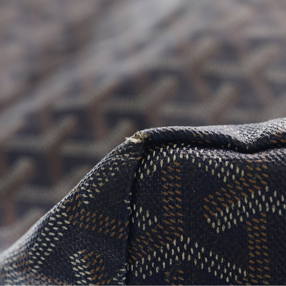 GOYARD(ゴヤール) サンルイPM トートバッグ ハンドバッグ ネイビー ブルー レザー