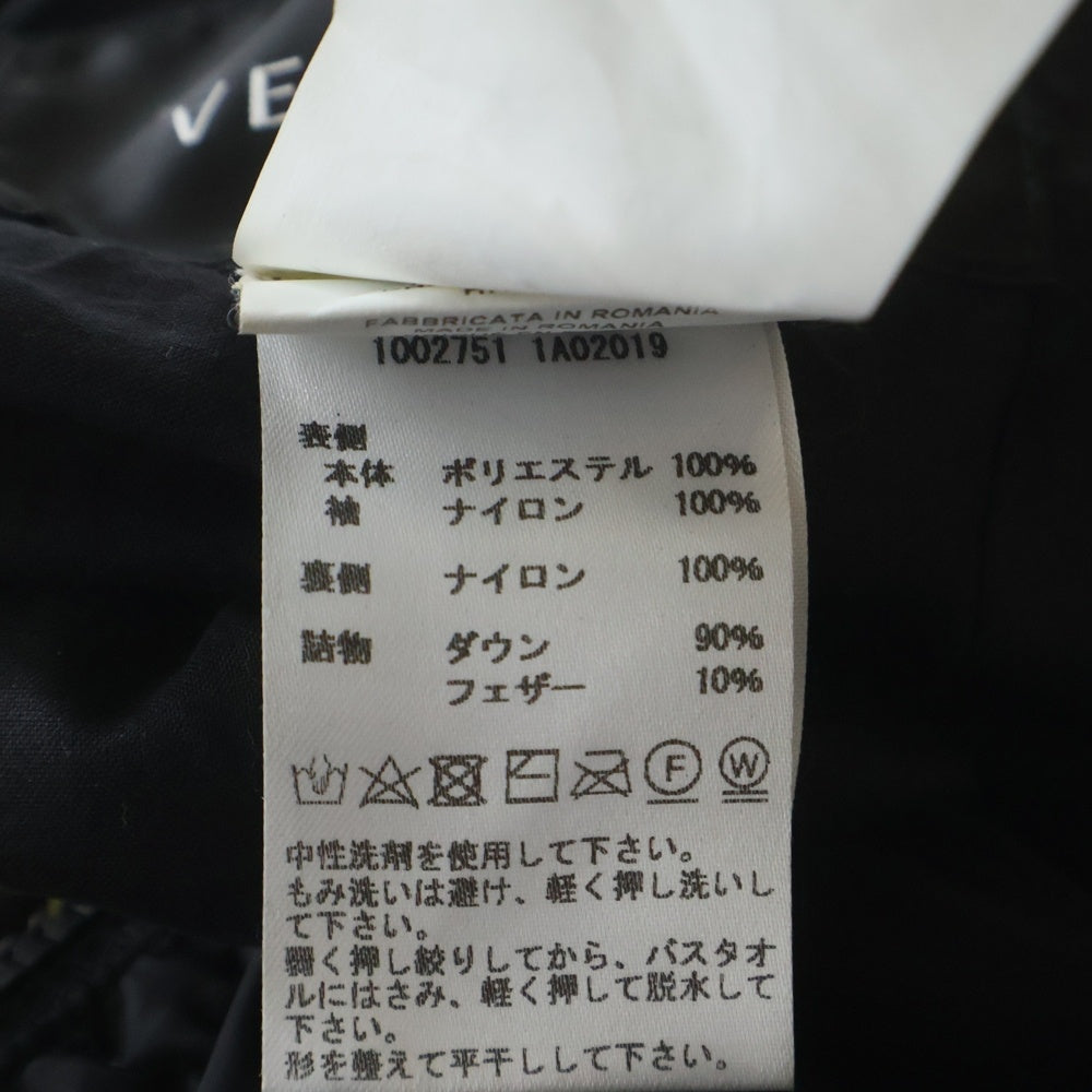 VERSACE(ヴェルサーチ) 22AW メデューサ リバーシブルダウンジャケット ブラック×イエロー