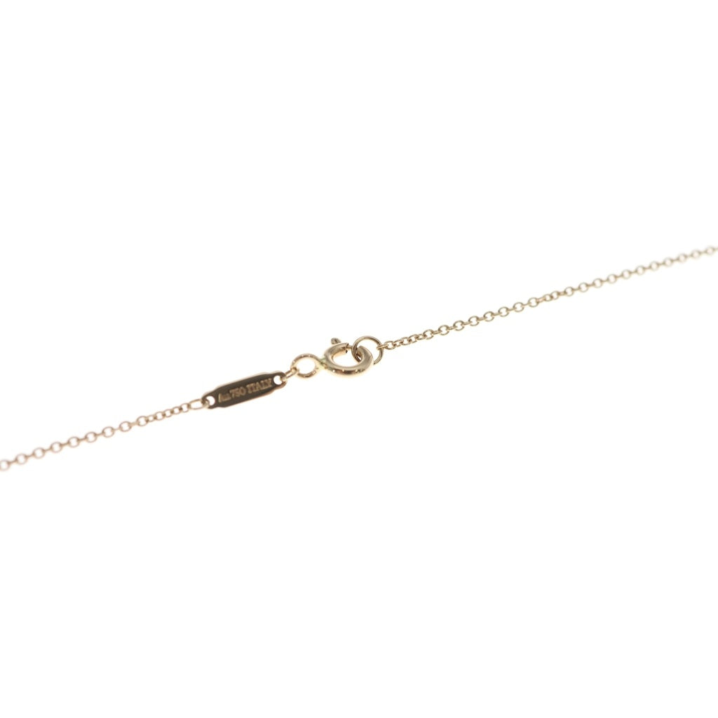 TIFFANY & Co.(ティファニー) ノット ダイヤネックレス Au750 K18 PG