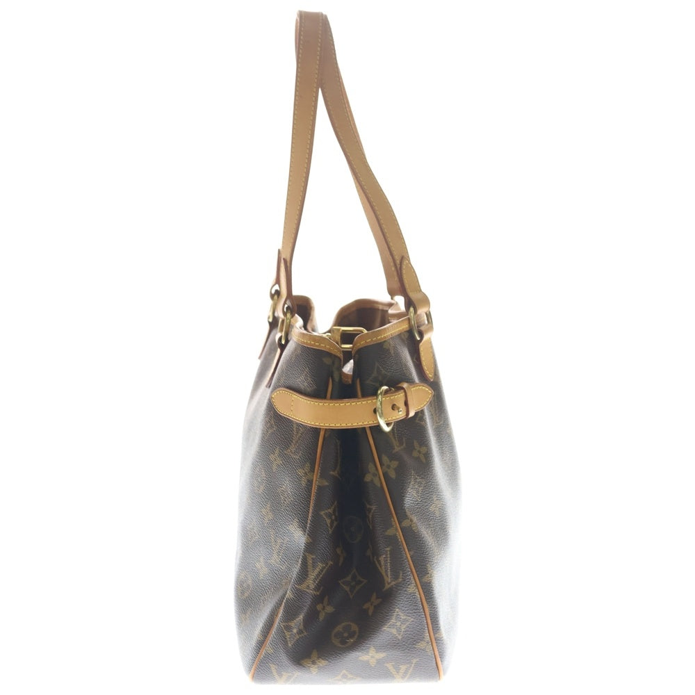 LOUIS VUITTON(ルイヴィトン) バティニョールオリゾンタル モノグラム PVC レザー トートバッグ ゴールド金具 ブラウン M51154 レディース