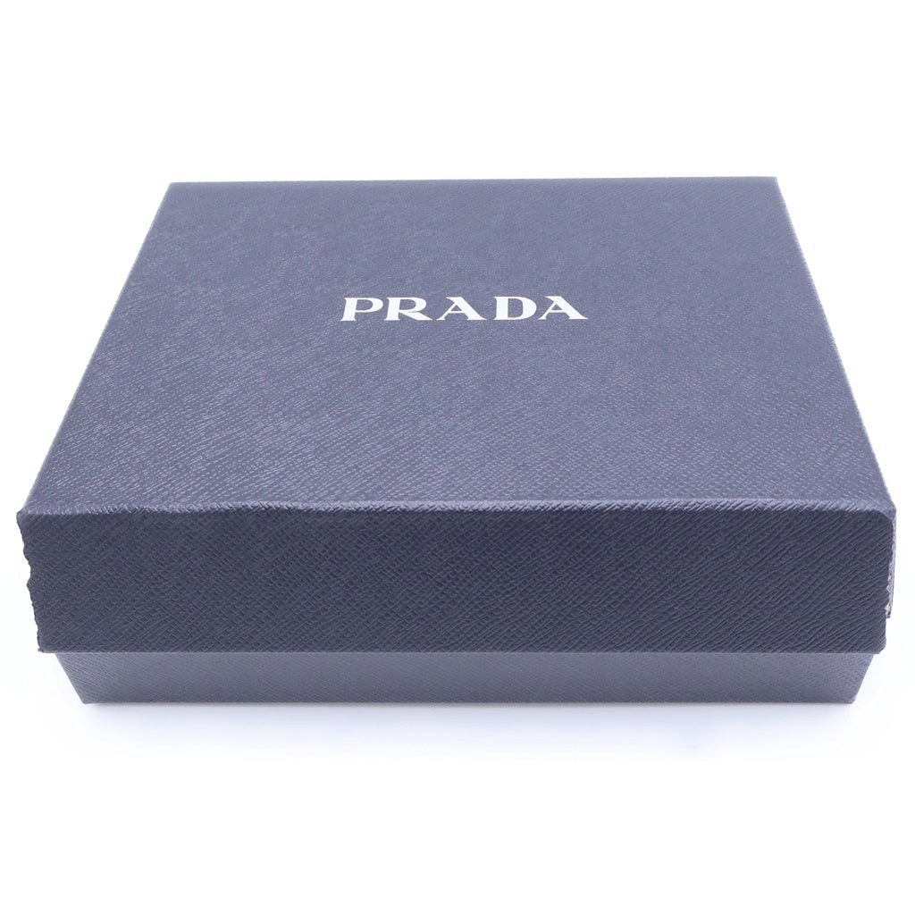 PRADA(プラダ) フォンショルダー 携帯ケース ショルダーバッグ ミニバッグ ブラック テスート 2ZH155 シルバー金具 レディース