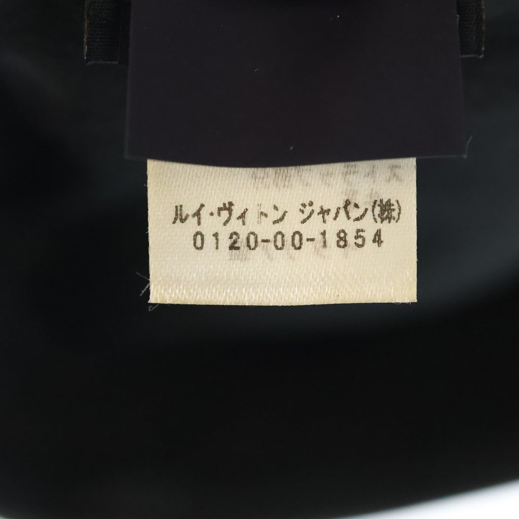 LOUIS VUITTON(ルイヴィトン) モノグラムシャドウ レザー ベースボールキャップ 帽子 ブラック M76581