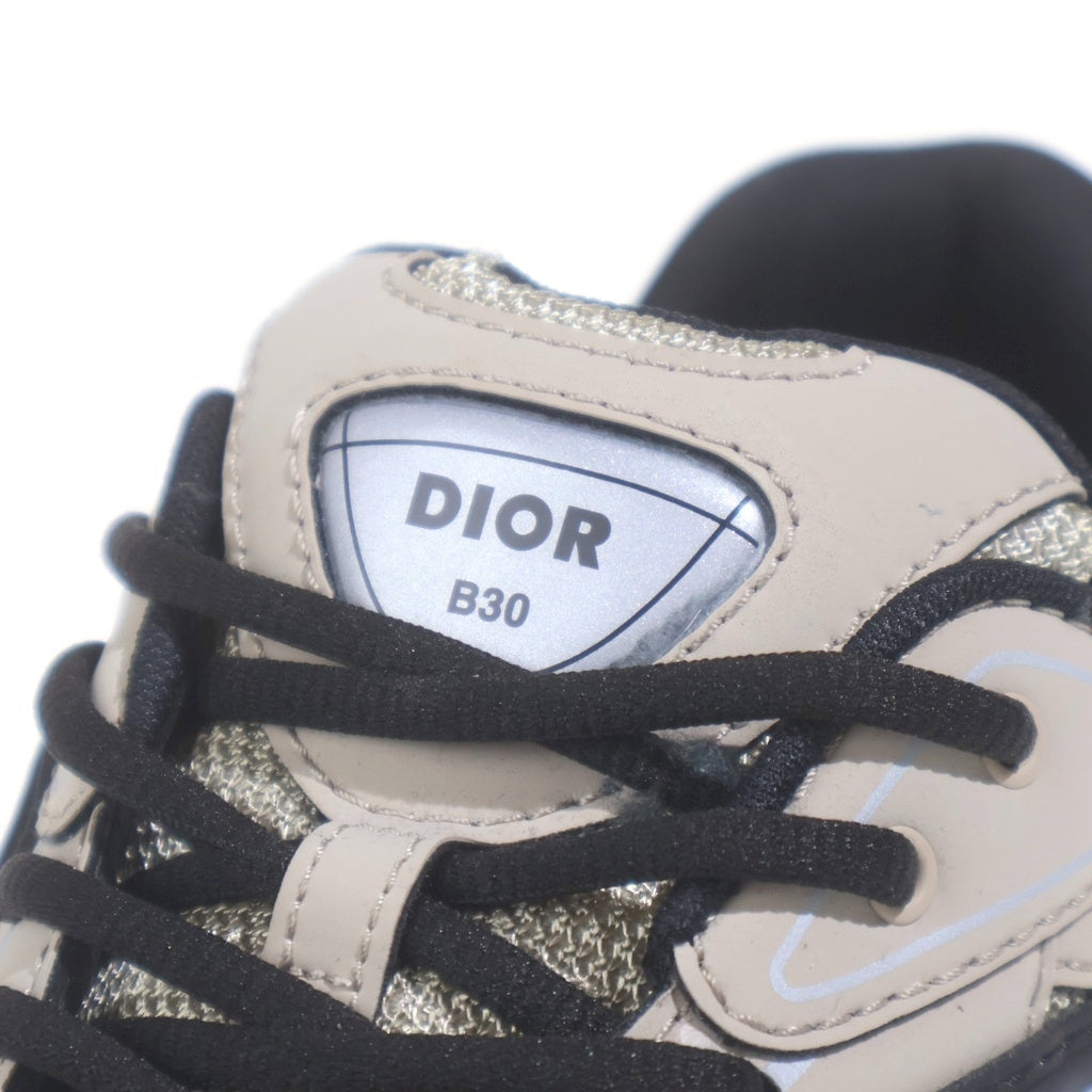 Christian Dior(クリスチャンディオール) カウントダウンスニーカー テクニカルメッシュ ブラック×ベージュ #42 B30