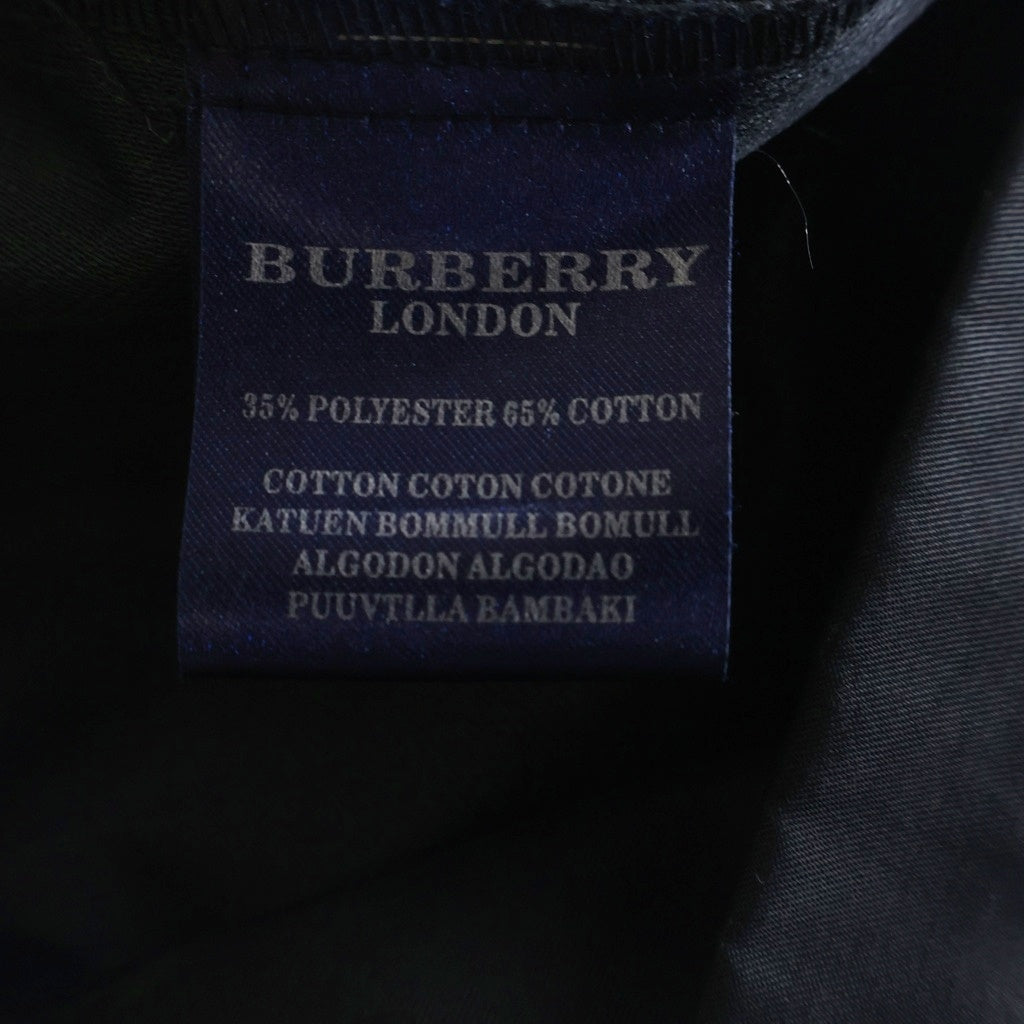 BURBERRY(バーバリー) スタンドカラー ジップアップ ジャケット ブラック レディース