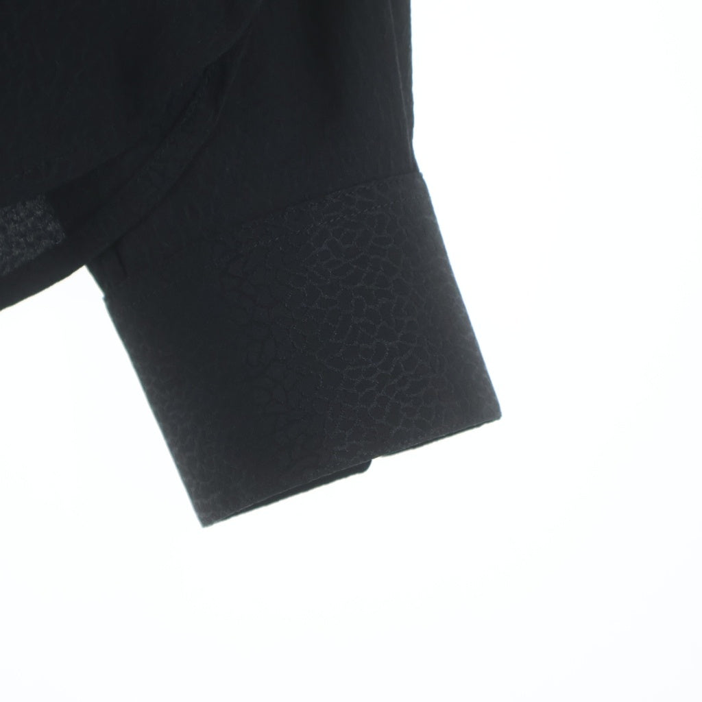SAINT LAURENT PARIS(サンローランパリ) シルクシャツブラウス ブラック #36