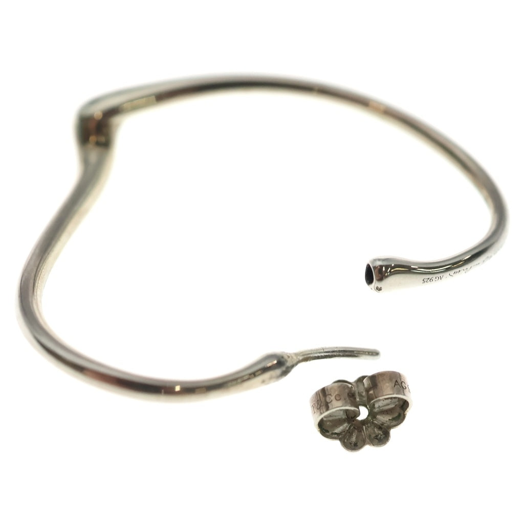 TIFFANY & Co.(ティファニー) オープンハート AG925 フープ ピアス シルバー レディース