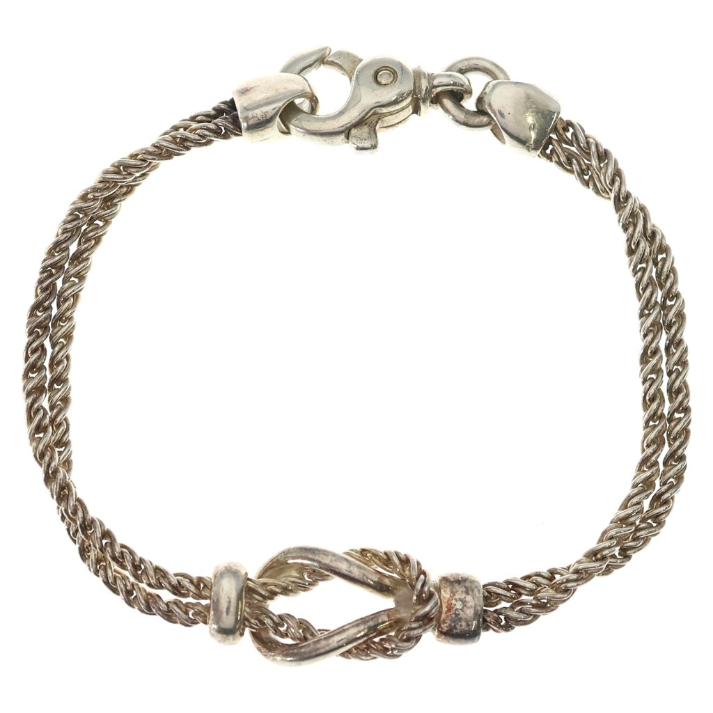 TIFFANY & Co.(ティファニー) ダブルロープ センターノット ブレスレット シルバー レディース
