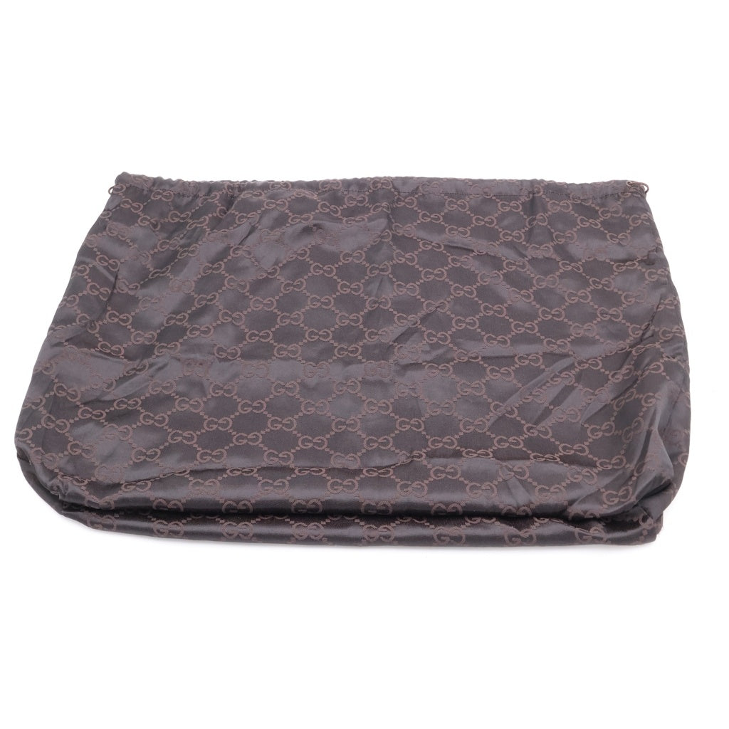 GUCCI(グッチ) グッチシマ レザートートバッグ ハンドバッグ ブラウン ゴールド金具 レディース