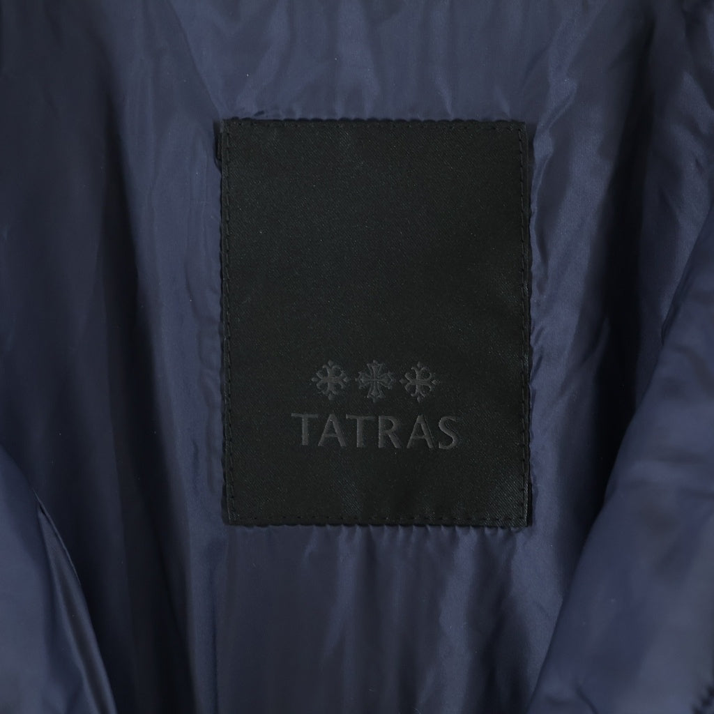 TATRAS(タトラス) ノーカラー ライト ダウン ジャケット ネイビー LTA9ST4648 レディース