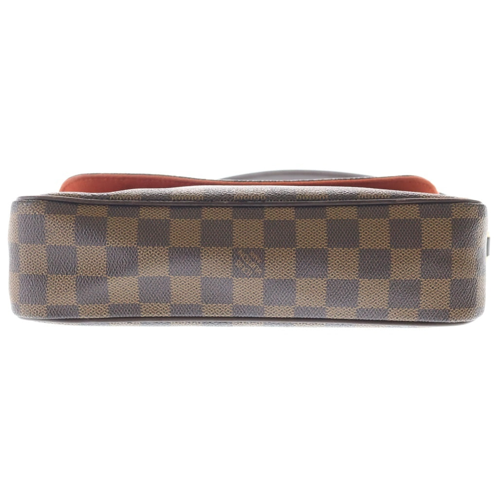 LOUIS VUITTON(ルイヴィトン) ダミエ レコレーター ハンドバッグ ワンショルダーバッグ ブラウン レザー×PVC M51299 ゴールド金具 レディース