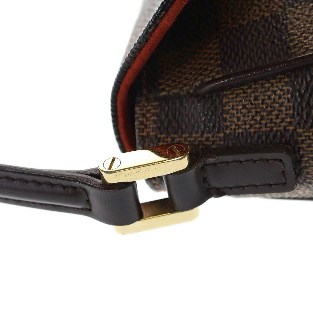 LOUIS VUITTON(ルイヴィトン) ダミエ レコレーター ハンドバッグ ワンショルダーバッグ ブラウン レザー×PVC M51299 ゴールド金具 レディース