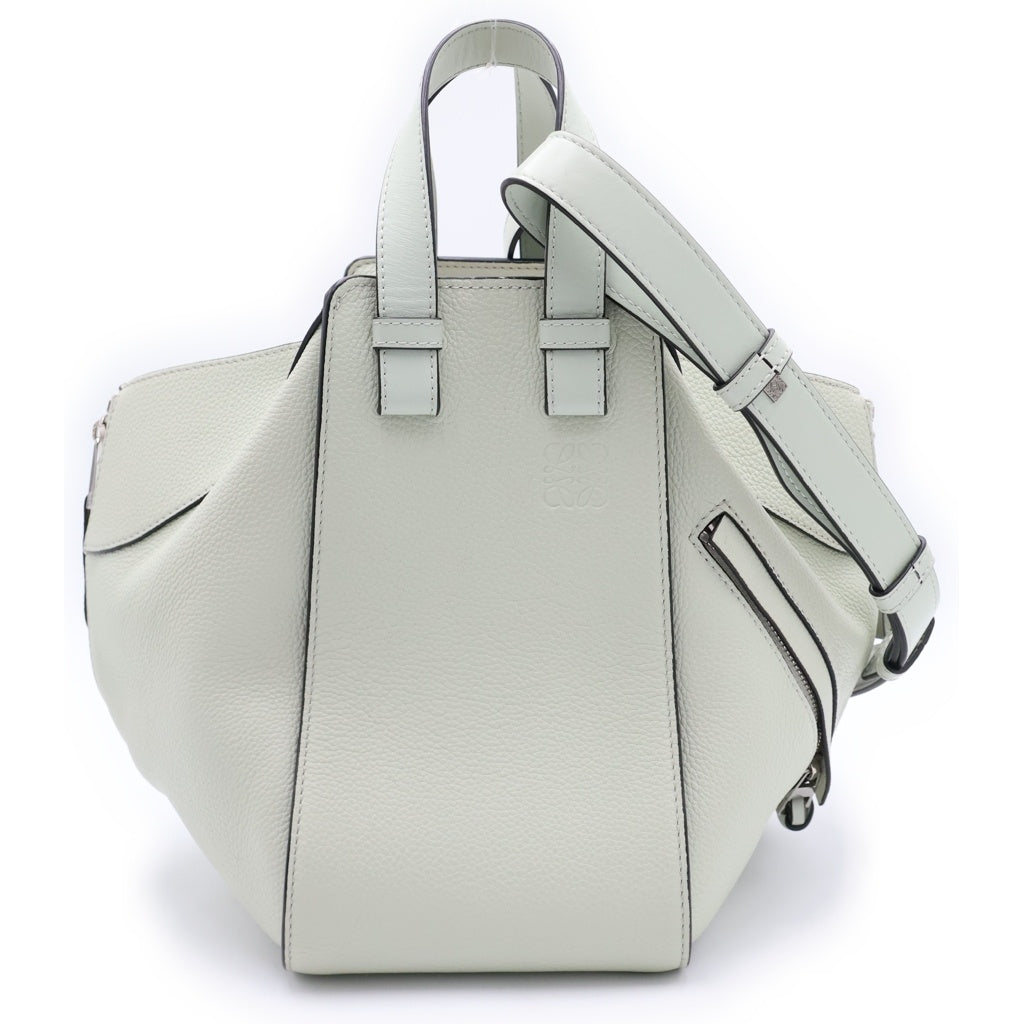 LOEWE(ロエベ) ハンモックバッグ スモール レザー 2WAY ハンドバッグ ショルダーバッグ グリーン系 レディース