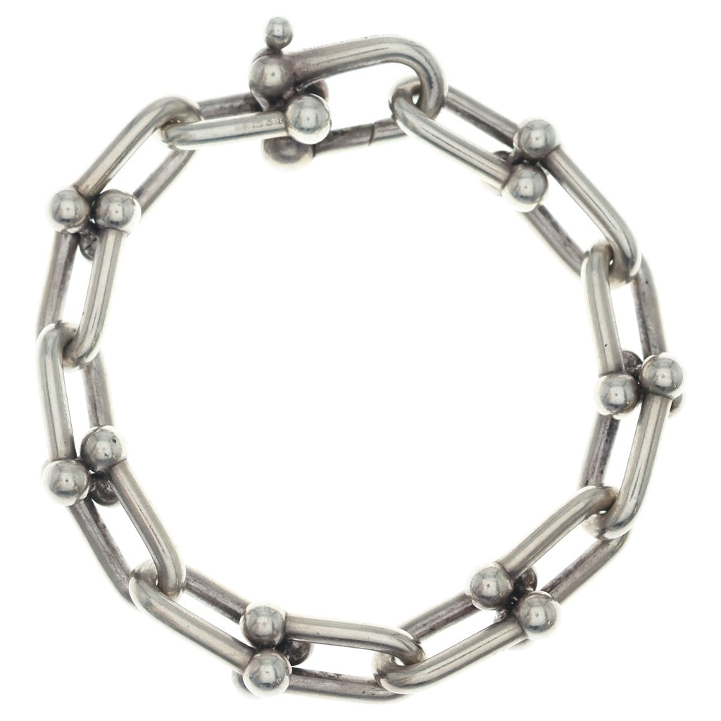 TIFFANY & Co.(ティファニー) ハードウェア ラージ チェーン ブレスレット シルバー 14コマ 925