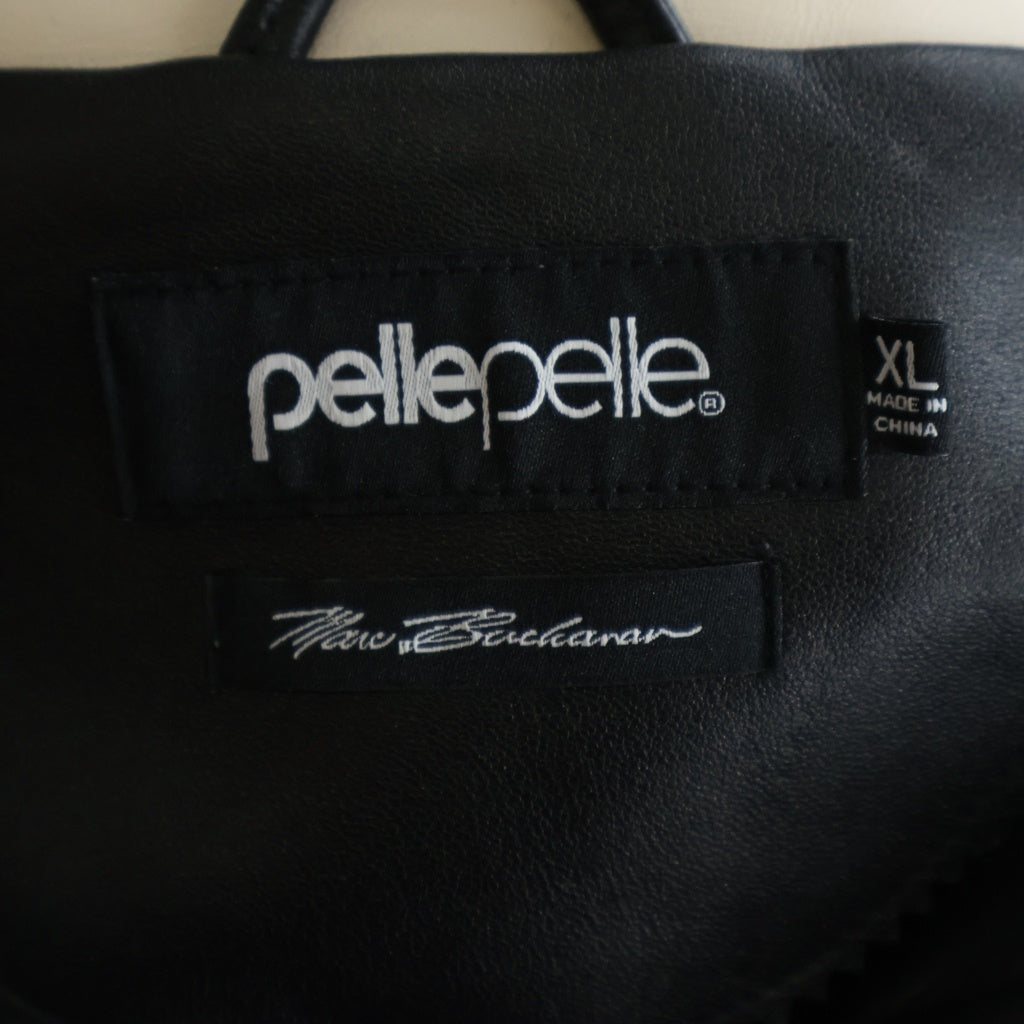 NO BRAND(ノーブランド) Pelle Pelle ENCRUSTED VARSITY JACKET スタッズ レザー ジャケット #XL