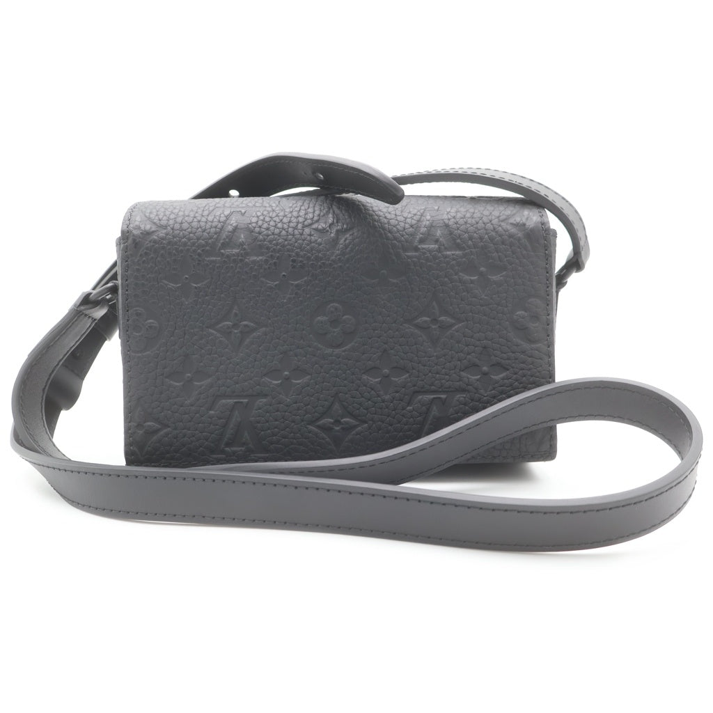 LOUIS VUITTON(ルイヴィトン) モノグラムトリヨン スティーマー ウェアラブル ウォレット レザー ショルダーバッグ ブラック M81746 レディース