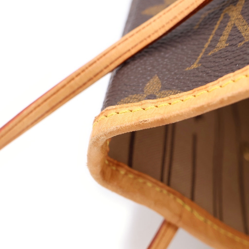 LOUIS VUITTON(ルイヴィトン) モノグラム ネヴァーフルMM PVCレザー トートバッグ ショルダーバッグ ブラウン M40156 レディース