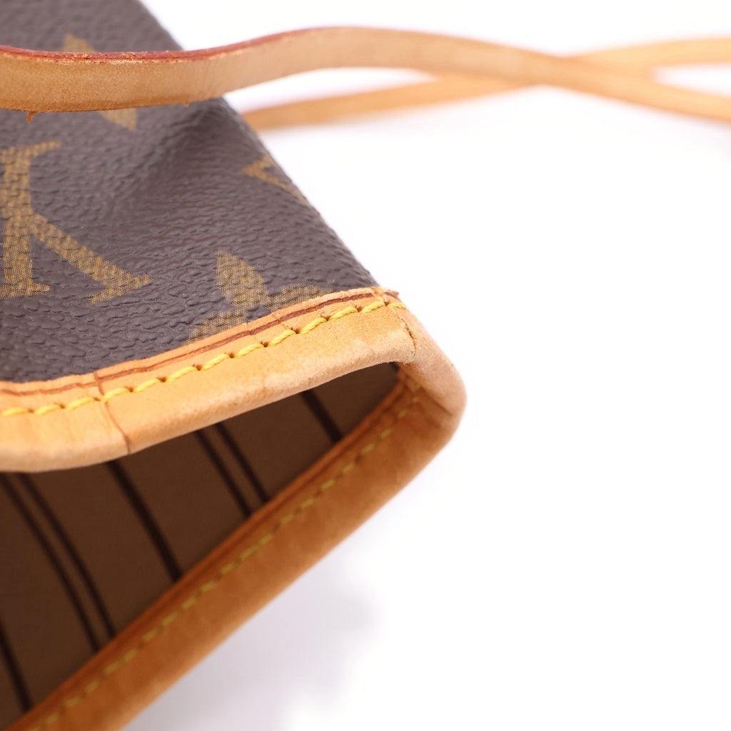 LOUIS VUITTON(ルイヴィトン) モノグラム ネヴァーフルMM PVCレザー トートバッグ ショルダーバッグ ブラウン M40156 レディース