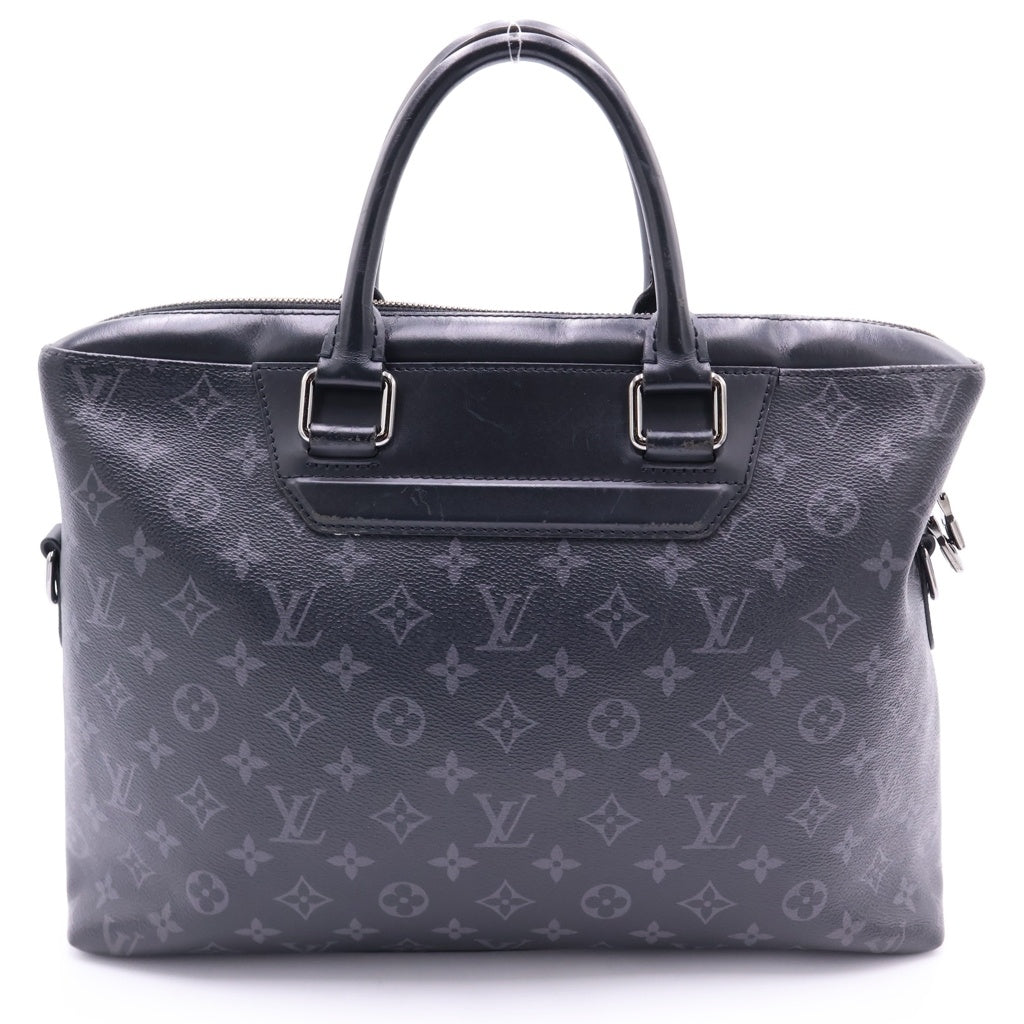 LOUIS VUITTON(ルイヴィトン) モノグラムエクリプス オディセ ブリーフケース ハンドバッグ ブラック PVCレザー M44222