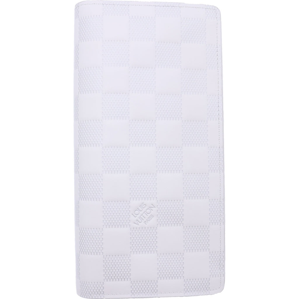 LOUIS VUITTON(ルイヴィトン) ダミエ アンフィニ ポルトフォイユ ブラザ 長財布 ホワイト PVCレザー N60335