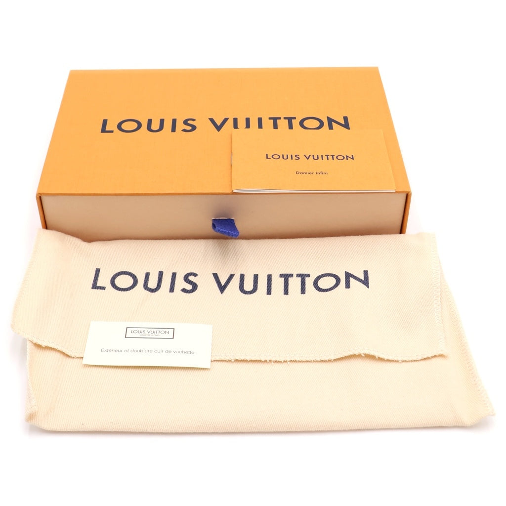 LOUIS VUITTON(ルイヴィトン) ダミエ アンフィニ ポルトフォイユ ブラザ 長財布 ホワイト PVCレザー N60335