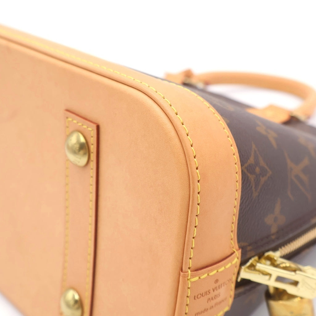 LOUIS VUITTON(ルイヴィトン) モノグラム アルマPM PVC レザー Mハンドバッグ ブラウン 53151 レディース