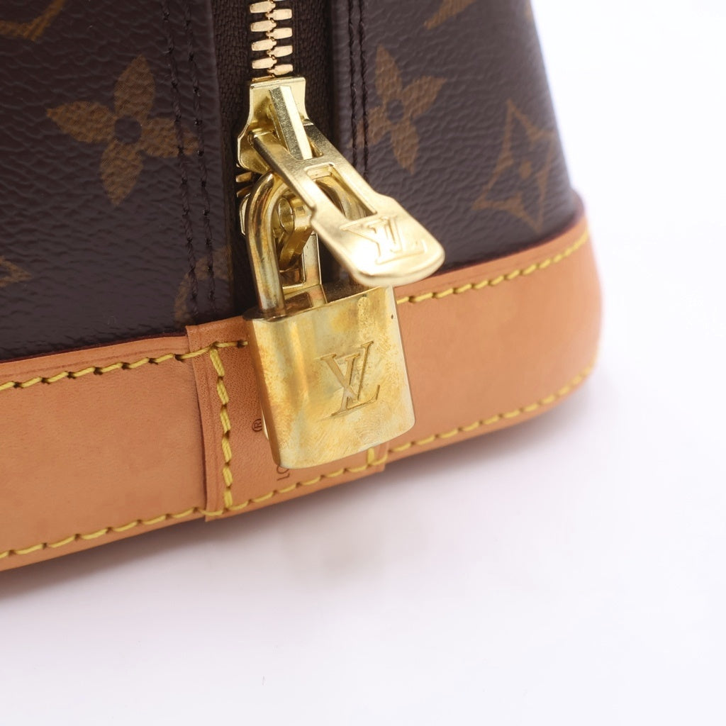 LOUIS VUITTON(ルイヴィトン) モノグラム アルマPM PVC レザー Mハンドバッグ ブラウン 53151 レディース