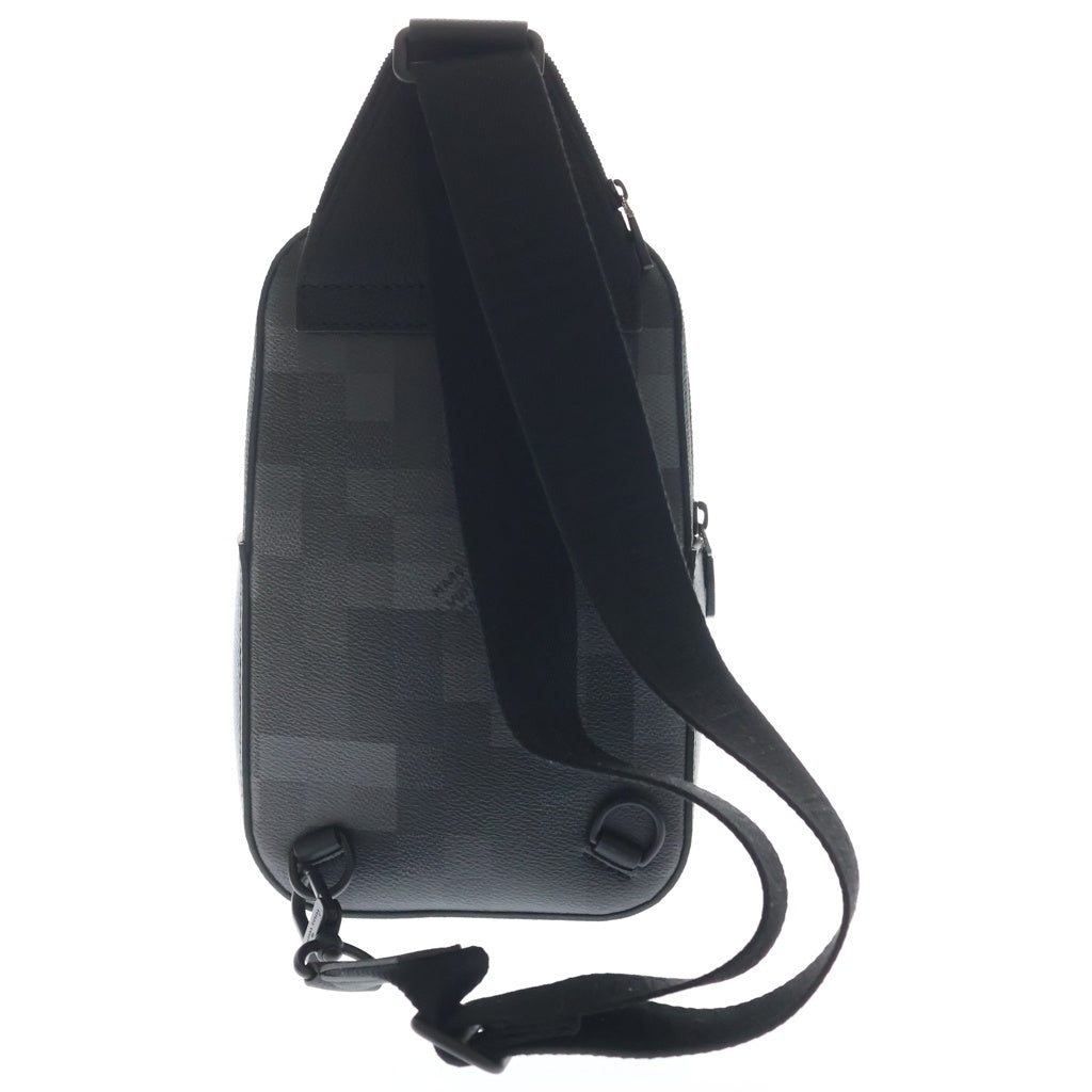 LOUIS VUITTON(ルイヴィトン) ダモフラージュ アヴェニュー スリングバッグ PM PVC レザー ショルダーバッグ ボディバッグ ICタイプ ブラック M14953 レディース
