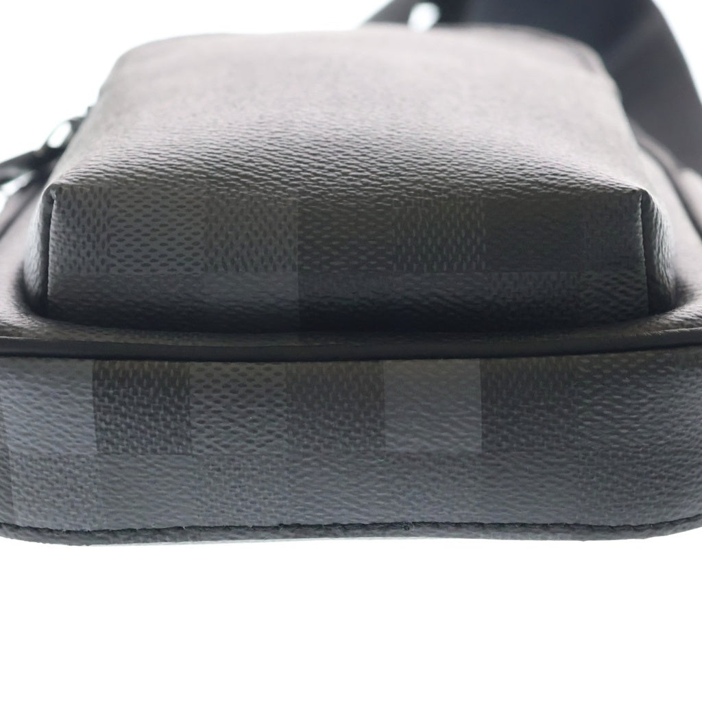 LOUIS VUITTON(ルイヴィトン) ダモフラージュ アヴェニュー スリングバッグ PM PVC レザー ショルダーバッグ ボディバッグ ICタイプ ブラック M14953 レディース