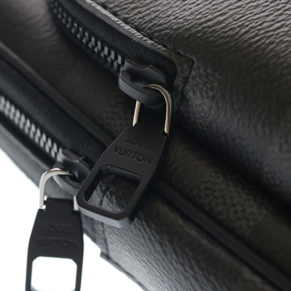 LOUIS VUITTON(ルイヴィトン) ダモフラージュ アヴェニュー スリングバッグ PM PVC レザー ショルダーバッグ ボディバッグ ICタイプ ブラック M14953 レディース