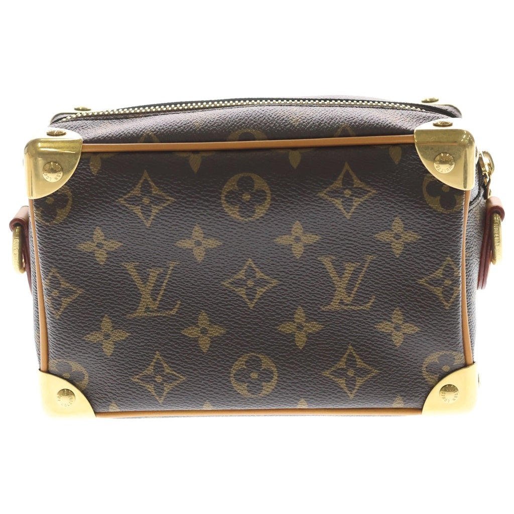 LOUIS VUITTON(ルイヴィトン) モノグラム ミニソフトトランク PVC レザー ショルダーバッグ ICタイプ ブラウン M14729 レディース