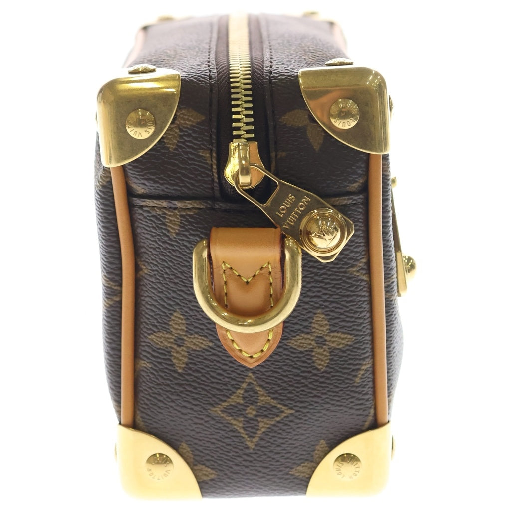 LOUIS VUITTON(ルイヴィトン) モノグラム ミニソフトトランク PVC レザー ショルダーバッグ ICタイプ ブラウン M14729 レディース