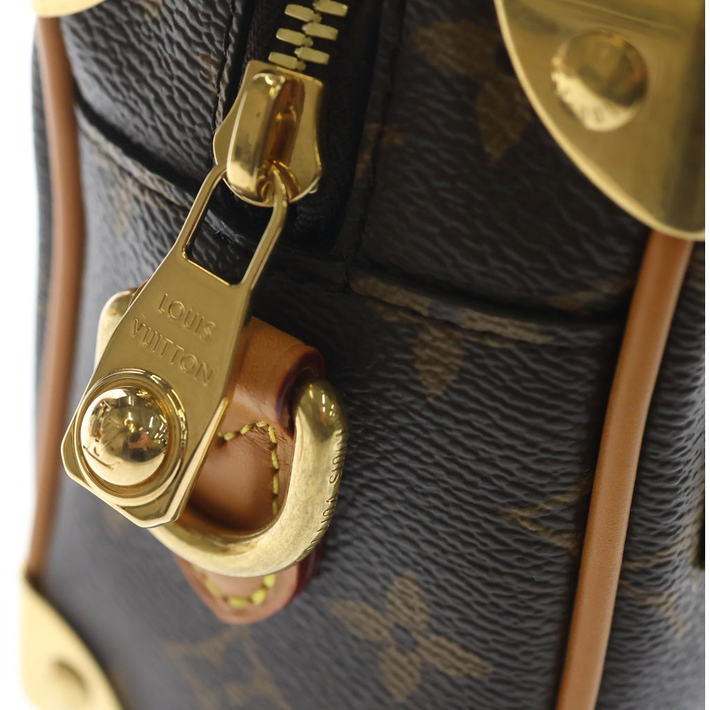 LOUIS VUITTON(ルイヴィトン) モノグラム ミニソフトトランク PVC レザー ショルダーバッグ ICタイプ ブラウン M14729 レディース
