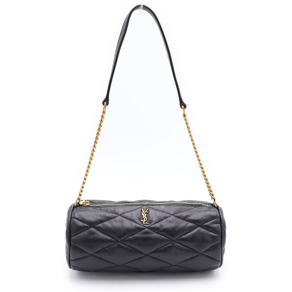 SAINT LAURENT PARIS(サンローランパリ) サド ミニチューブバック ショルダーバック ラムスキン レザー ブラック 699703 レディース