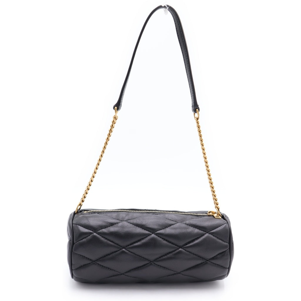 SAINT LAURENT PARIS(サンローランパリ) サド ミニチューブバック ショルダーバック ラムスキン レザー ブラック 699703 レディース