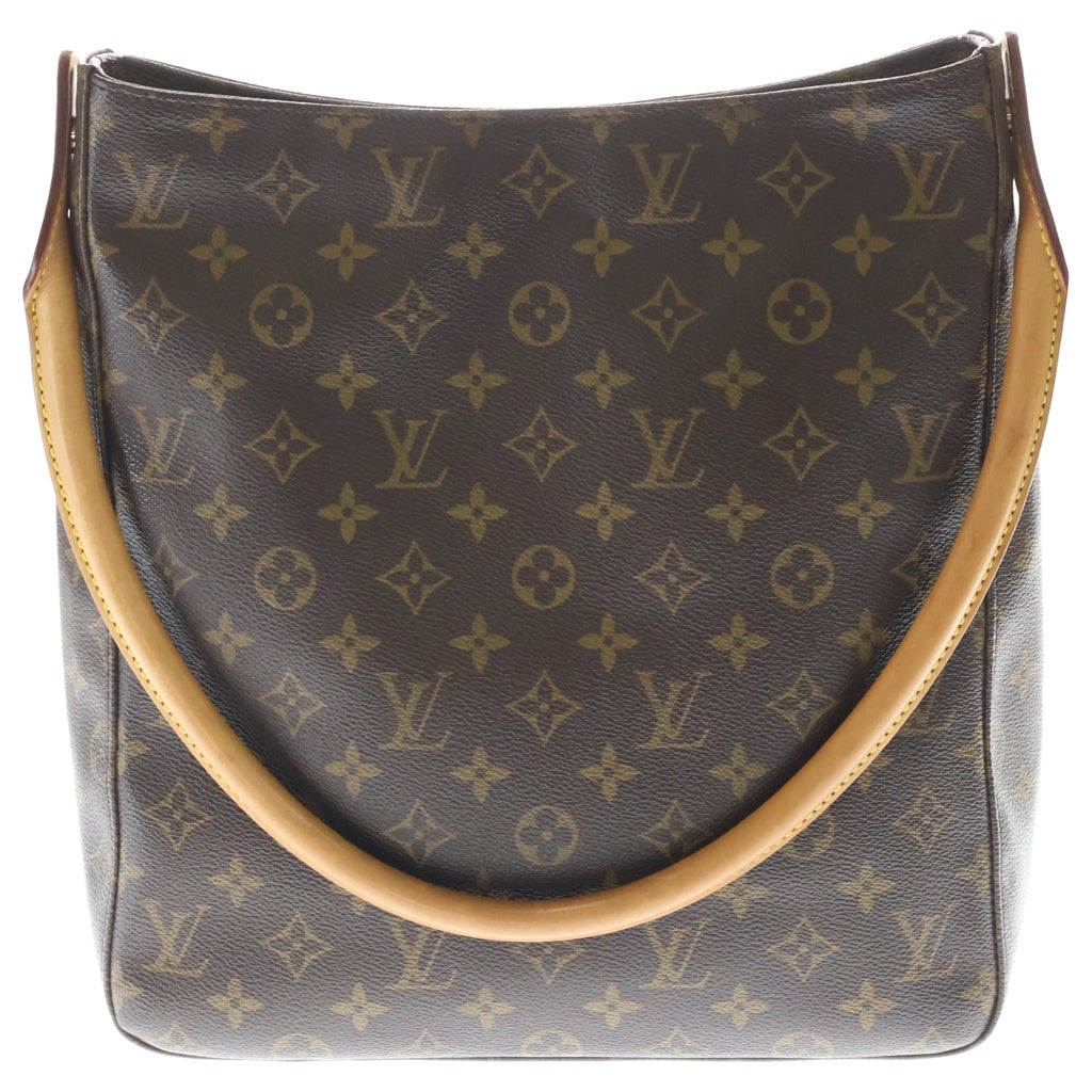 LOUIS VUITTON(ルイヴィトン) ルーピングGM ショルダーバック ワンショルダーバック モノグラム PVC レザー ブラウン M51145 レディース