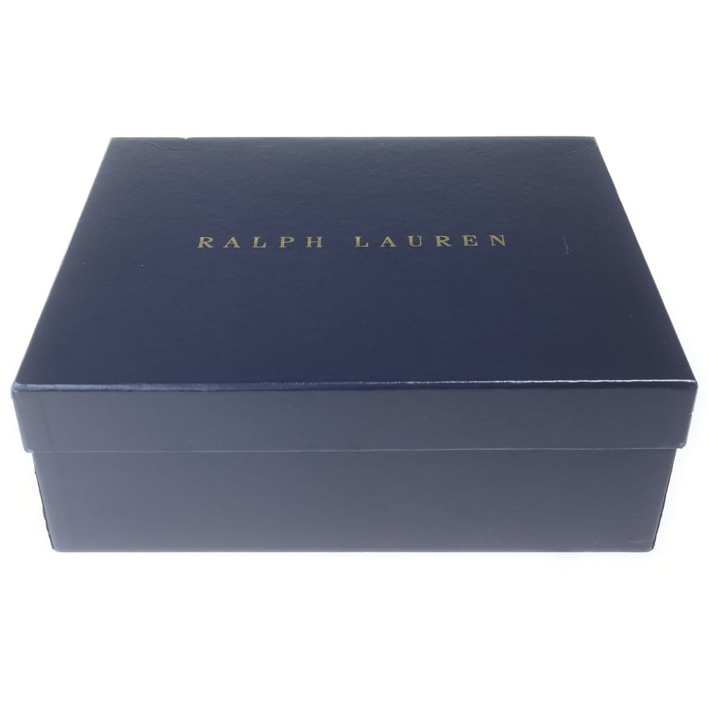 POLO RALPH LAUREN(ポロラルフローレン) パープルレーベル・スリングバックパンプス ブラウン レザー #35 1/2 レディース