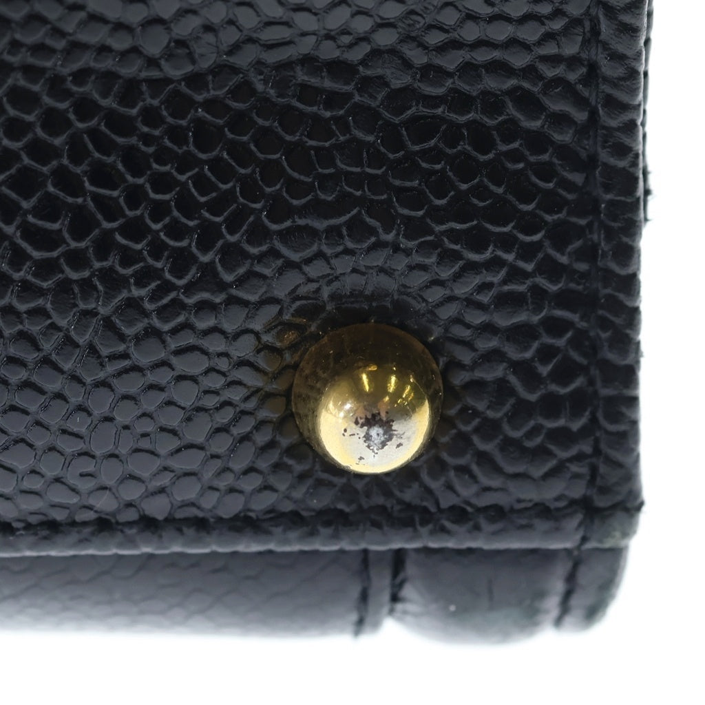 CHANEL(シャネル) デカココマーク メッセンジャーショルダーバッグ ブラック キャビア レディース