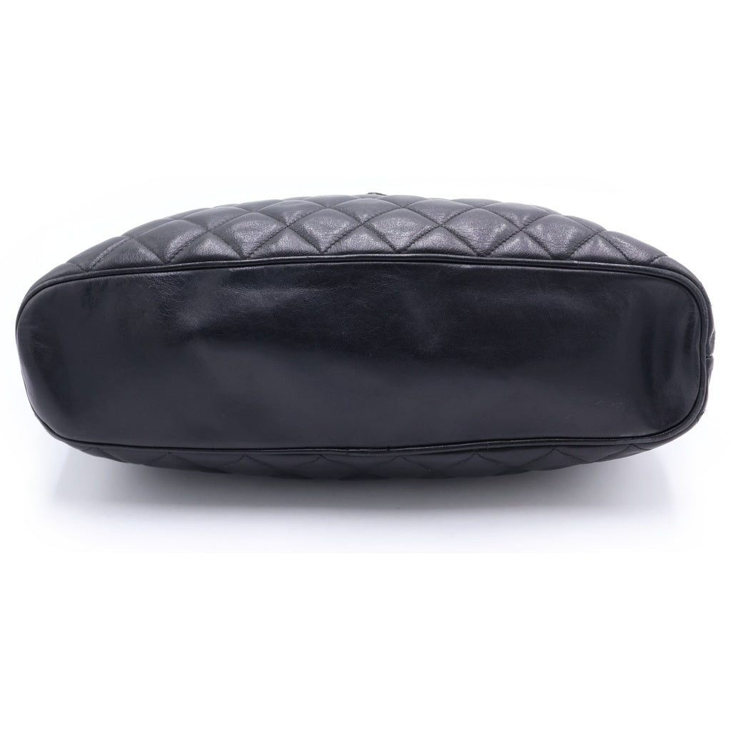 CHANEL(シャネル) ココマーク シングルチェーンショルダーバッグ ブラック レザー ゴールド金具 レディース