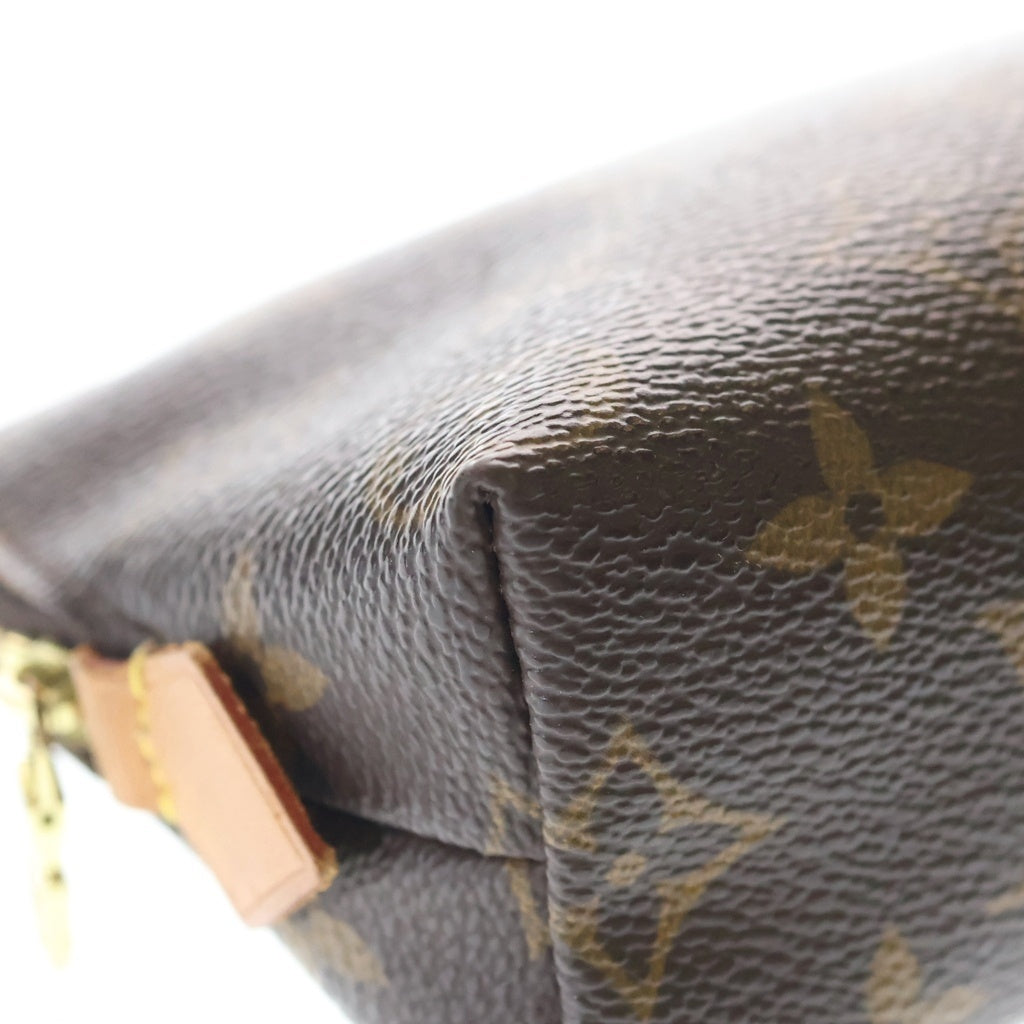 LOUIS VUITTON(ルイヴィトン) モノグラム ポシェットコスメティックPM レザーポーチ 小物入れ ブラウン M47515 レディース